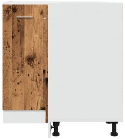 Armário cozinha “Lyon” 75,5x75,5x81,5cm madeira velha
