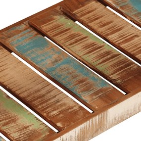 Mesa consola 110x30x76 cm madeira recuperada maciça