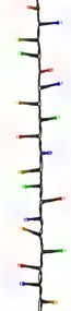 Cordão de luzes compacto 2000 luzes LED 45 m PVC multicolorido