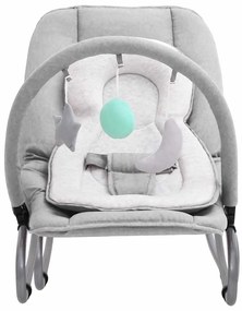 Baloiço de bebé aço cinzento-claro