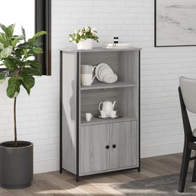 Aparador alto 62x32x103,5 cm derivados de madeira cinza sonoma