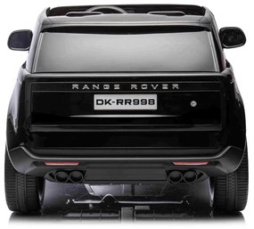 Carro elétrico para Crianças Range Rover, 2 lugares bancos em couro sintético, rádio com entrada USB, tração traseira com suspensão, bateria 12V7AH, r