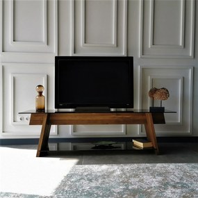 Móvel TV TV201 – Walnut Black – 158 cm