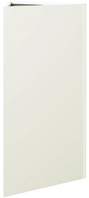 Vaso/floreira de jardim triangular 40x34,5x70 cm aço branco