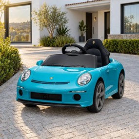 Carro elétrico para crianças RUF GT 12V,com portas rebatíveis, comando remoto, luzes LED dianteiras e traseiras, entrada USB/Aux, bateria de lítio, li