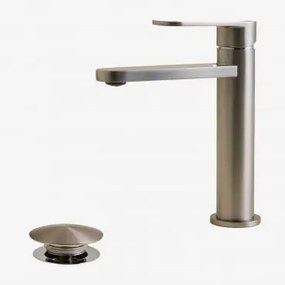 Conjunto De Torneira Para Lavatório De Latão Alameda E Conjunto De Válvula De Drenagem De Lavatório Tipo Click-clack Orveta - Sklum