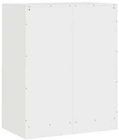 Aparador 67x39x83 cm aço branco