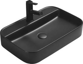 Mexen Sofia lavatório de bancada 60 x 40 cm, preto mate - 22156085