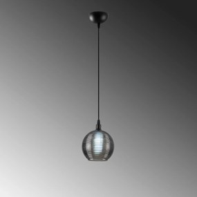 Candeeiro Chandelier Muzo – Preto – 15 x 15 cm