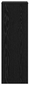 Suportes de Plantas - 2 pcs Carvalho Preto 33 x 33 x 100 cm, Madeira E