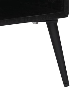 Móvel de TV 112x31x45 cm madeira de teca recuperada maciça