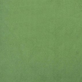 Cadeiras de jantar 2 pcs veludo verde-claro