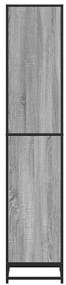 Estante 40x35x170,5 cm derivados de madeira cinzento sonoma