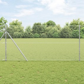 Cerca Hexagonal vidaXL 1.4x10 m Aço Galvanizado