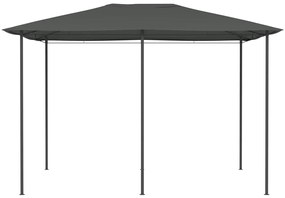 Gazebo 3x4x2,6 m 160 g/m² antracite