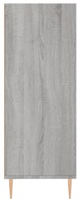 Estante 69,5x32,5x90 cm derivados de madeira cinzento sonoma