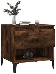 Mesa de apoio 50x46x50 cm derivados de madeira carvalho fumado