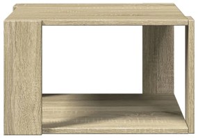 Mesa de centro 51,5x51,5x30cm derivados madeira carvalho sonoma