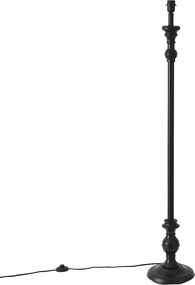 Candeeiro de pé clássico preto sem abajur - Classico