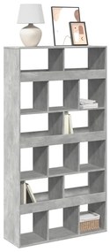 vidaXL Estante 100x33x187,5 cm derivados de madeira cinzento cimento