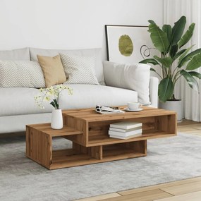 Mesa de centro 105x55x32 cm deriv. madeira carvalho artisiano