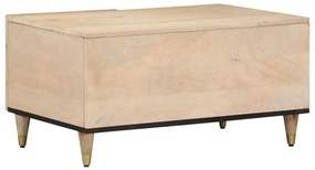 Mesa de centro 80x50x40 cm madeira de mangueira maciça