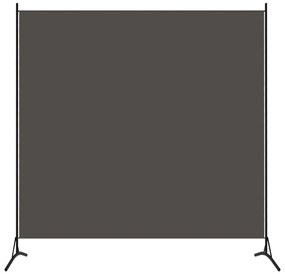 vidaXL Divisória de quarto com 1 painel 175x180 cm antracite