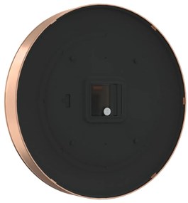 Relógio de parede Ø29,5 cm poliestireno e vidro dourado e azul