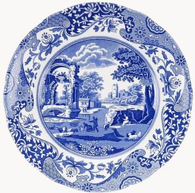Pratos de pequeno-almoço em porcelana Blue Italian, conjunto de 4