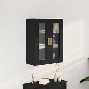 vidaXL Armário de Parede Carvalho preto 69.5 x 34 x 90 cm