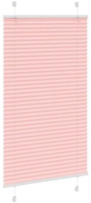 Rosa Plissada Cega 70x150 cm Largura Tecido 69,4 cm Poliéster