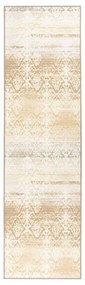 vidaXL Tapete/passadeira 80x350 cm dourado