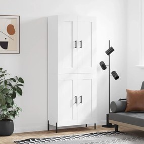 vidaXL Armário alto 69,5x34x180 cm derivados de madeira branco