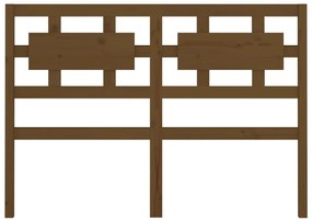 Cabeceira de cama 205,5x4x100 cm pinho maciço castanho mel
