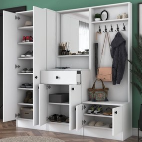 Hall Stand M2 – Branco – 179,4x182,8x37,3 cm