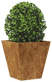 Garden Planters 2 pcs 30x30x30 cm aço resistente às intempéries