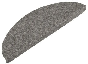 Tapetes de escada adesivos 20 pcs 65x22,5x3,5 cm cinzento