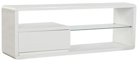 Móvel de Tv Dkd Home Decor Branco Cristal Mdf (140 X 50 X 40 cm)