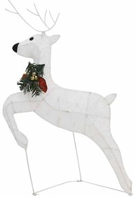 Renas de Natal 2 pcs 40 LEDs branco