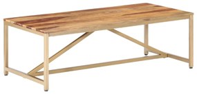 Mesa de centro 120x60x40 cm madeira maciça