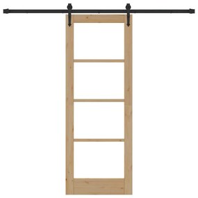 Porta Deslizante vidaXL com Conjunto de Acessórios 'ORKDAL'73.5x198.5