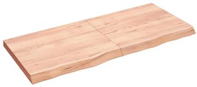Prateleira de parede 140x60x(2-6) cm carvalho tratado castanho