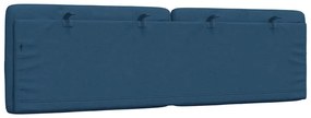 Almofadão de cabeceira 160 cm tecido azul