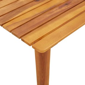 Mesa Lateral 45 x 45 x 40 cm em madeira de acácia sólida