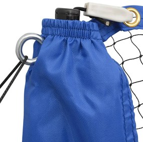 Conjunto rede de badminton com volantes 500 x 155 cm