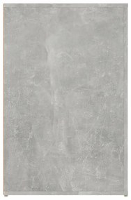 Secretária 100x49x75 cm derivados de madeira cinzento cimento