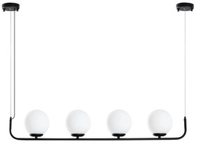 Candeeiro Chandelier Faruk – Preto – 15 cm (4 Peças)