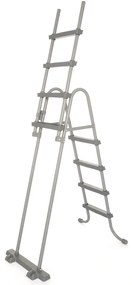 Bestway Escada de segurança p/ piscina 4 degraus Flowclear 122cm 58331