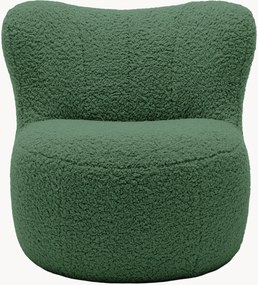 Poltrona em teddy freistil173, verde-musgo