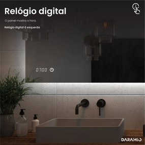 Espelho redondo com luz E4